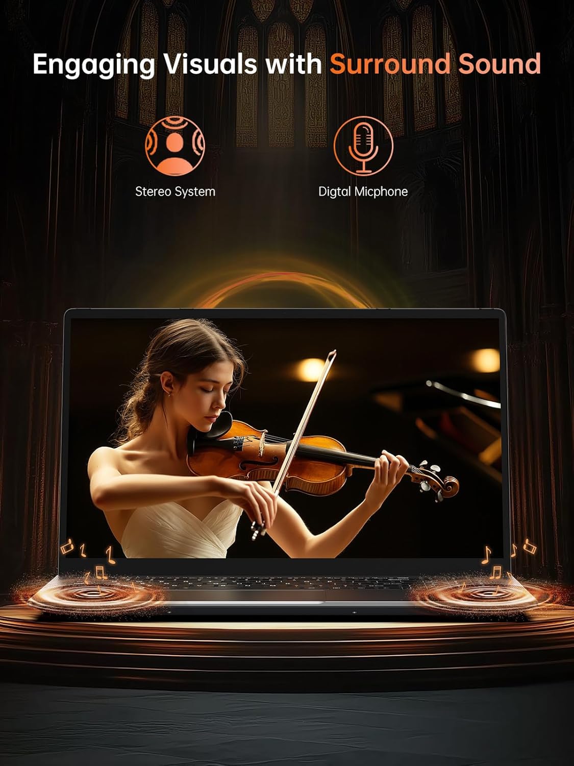 2025 Laptop, Laptop Computer with AMD Ryzen 7 5000 Series (8C/16T, Up to 4.3GHz), 16GB RAM 512GB NVMe SSD Windows 11 Laptop, Radeon RX Vega 8 Graphics, WiFi 6, 53Wh Battery, Backlit KB - Image 3