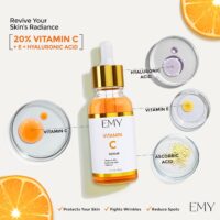 Vitamin C Serum Hyaluronic Acid Anti-aging Face Moisturizer Nourishing Protects your skin Anti-wrinkle care Collagen Glycerin Ascorbic Acid Plumping Cream - Image 5