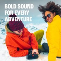 Bluetooth Speaker,5.3 Bluetooth Speakers Wireless,TWS Stereo Pairing,Built in Mic,360 HDSound,IP65 Waterproof Speaker,Support TF Card, for Home/Party/Outdoor/Beach, Gift for Men/Women-Black - Image 2
