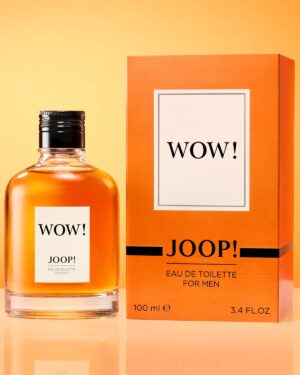 JOOP! Wow! Eau de Toilette – Woody Men's Cologne – With Notes of Cardamom, Bergamot, Vetiver & Vanillla – Luxury Perfumes for Men – Long Lasting Fragrance
