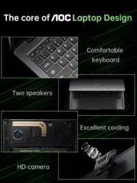 2025 Laptop with AMD Ryzen 7 5700U Processor(8C/16T, Up to 4.3GHz), 16.1“ FHD Display Laptop Computer with Backlit Keyboard, 16GB RAM 512GB NVMe SSD, WiFi 6, HDMI, USB3.2, Type-C, 53Wh Battery - Image 3