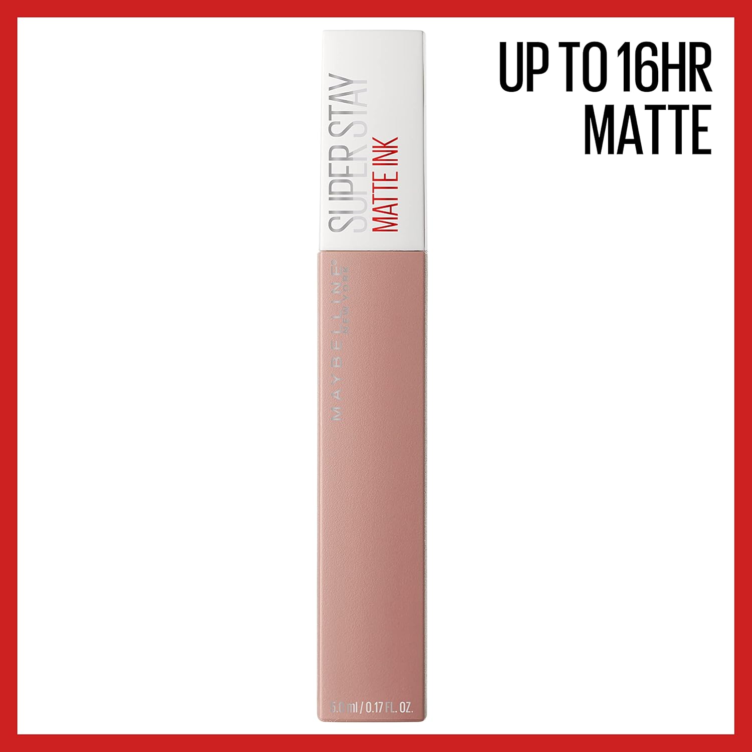 MAYBELLINE Super Stay Matte Ink Liquid Lipstick Makeup Long Lasting High Impact Color Up to 16H Wear Loyalist Light Pink Beige and Seductress Light Rosey Nude - Image 6