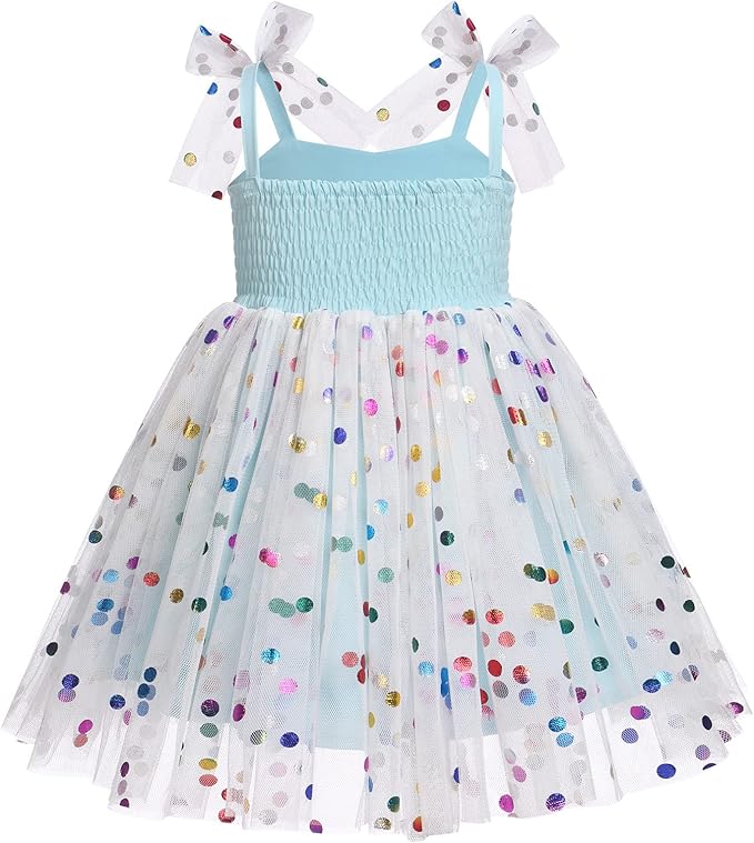 Baby Girls Tutu Dress Summer Sleeveless Backless Princess Birthday Party Dresses Sequin Ruffle Tulle Bowknot Sundress - Image 6