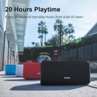 DOSS SoundBox Touch Wireless Bluetooth Speaker with 12W HD Sound and Bass, IPX5 Waterproof, 20H Playtime, Handsfree, for Office, Home, Outdoor, Travel-Upgraded - Image 4