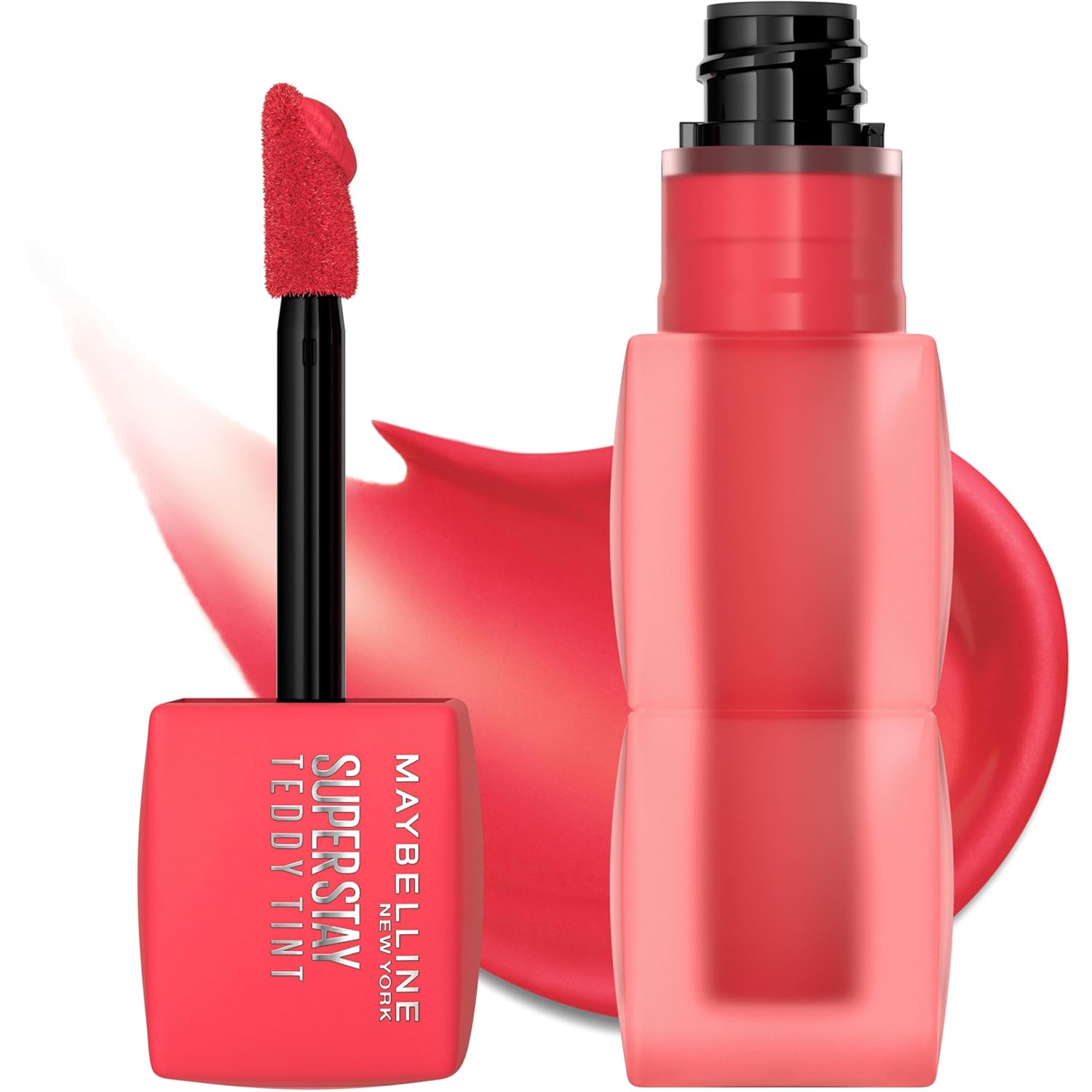 Maybelline Super Stay Teddy Lip Tint, Long Lasting Matte Lipstick For Up To 12HR Wear, July Forever, 1 Count