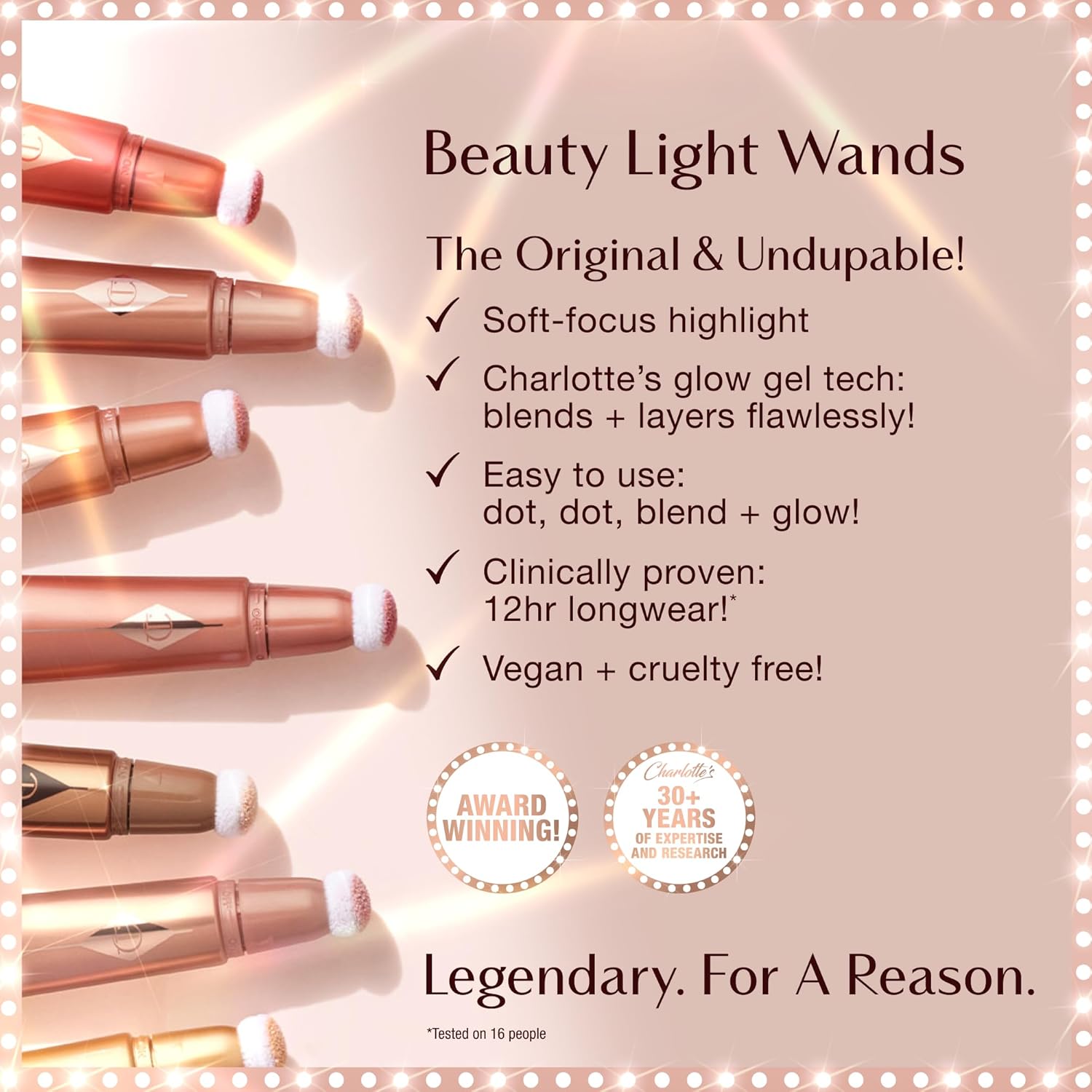 Charlotte Tilbury Beauty Light Wand Liquid Highlighter Makeup - Soft-Focus Highlighter & Blush for Cheeks - Pearlescent, Weightless Radiant Finish - Image 4