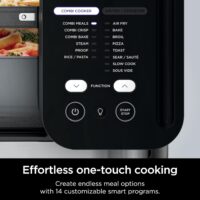 Ninja Combi All-in-One Multicooker, Oven, & Air Fryer, Complete Meals in 15 Mins, 14-in-1 Functions, Combi Cooker + Air Fry, Bake, Roast, Slow Cook and More, 3 Accessories, Stainless Steel, SFP701 - Image 3