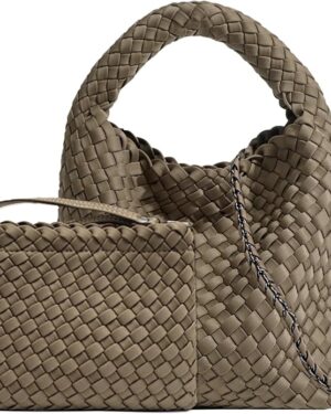 Tote for Women, Ladies Crossbody Handbag, Trendy Shoulder and Bucket Bag, Top-handle Tote Hobo Satchel with Purse