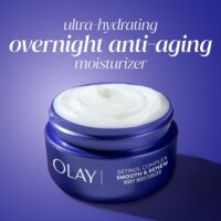 Olay Regenerist Retinol Face Moisturizer, Smooth & Renew Cream for Women, Fragrance-Free - Anti-Aging, Anti-Wrinkle, Fine Lines, Tightening, Brightening - Recyclable Eco Jar, Non-Greasy, 2 Oz - Image 5