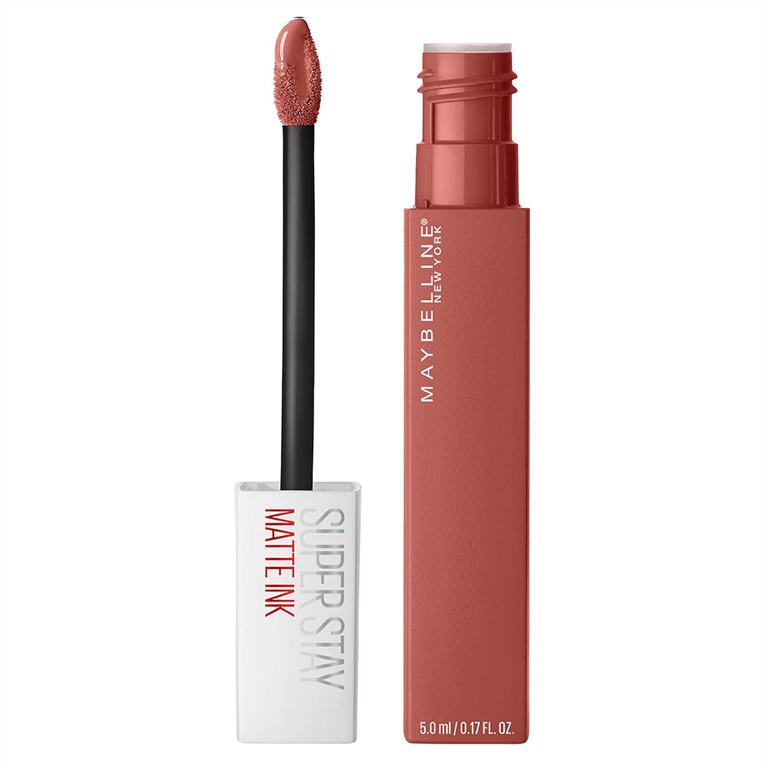MAYBELLINE Super Stay Matte Ink Liquid Lipstick Makeup Long Lasting High Impact Color Up to 16H Wear Self-Starter Light Red and Hustler Red Brown - Image 4