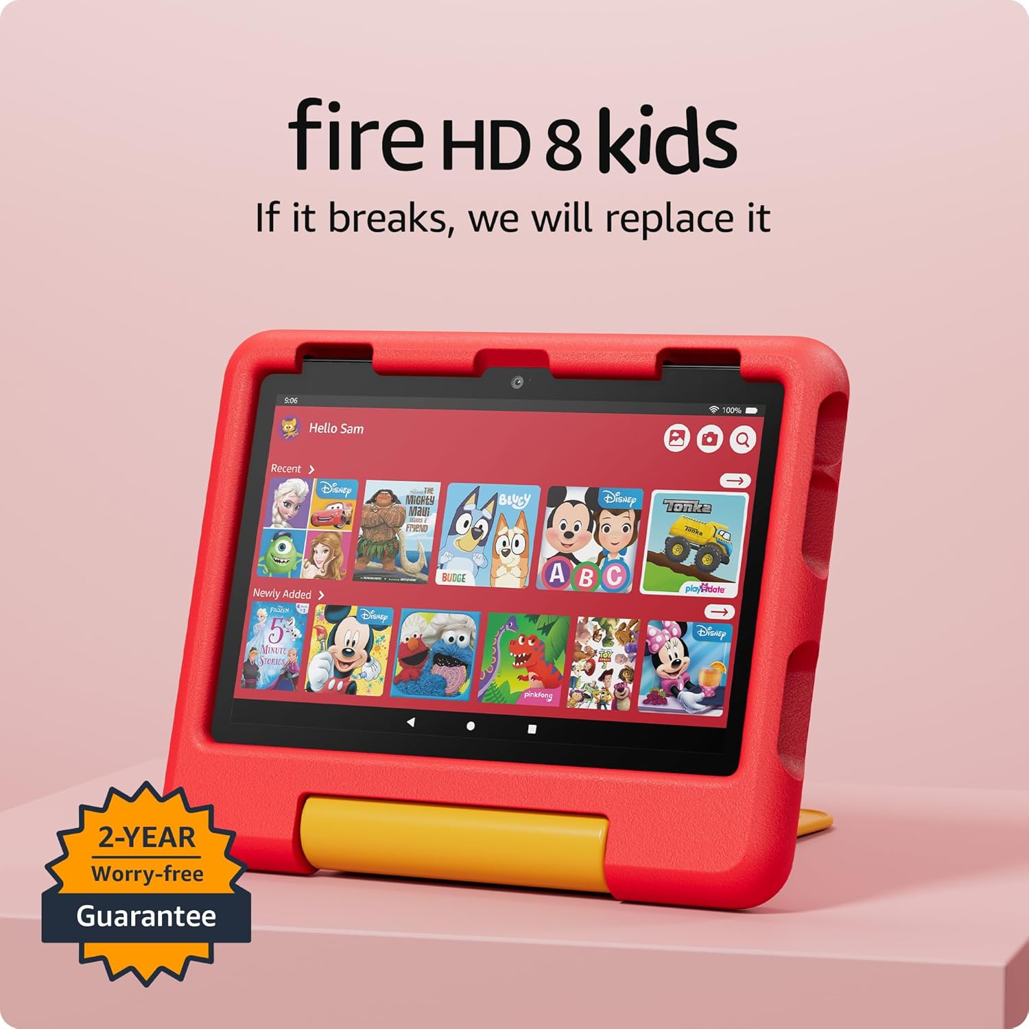 Amazon Fire HD 8 Kids tablet (newest model), ages 3-7. With bright 8" HD screen. Includes ad-free and exclusive content, parental controls and 13-hr battery, 32GB, Disney Pixar Cars - Image 7