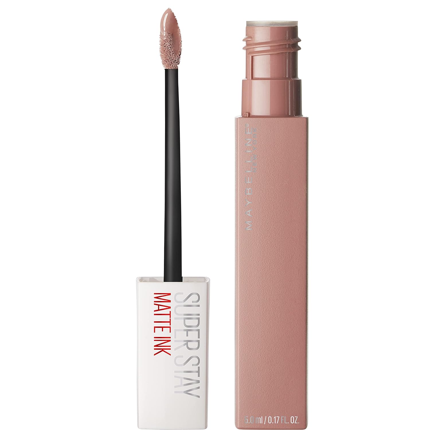 MAYBELLINE Super Stay Matte Ink Liquid Lipstick Makeup Long Lasting High Impact Color Up to 16H Wear Loyalist Light Pink Beige and Seductress Light Rosey Nude - Image 2