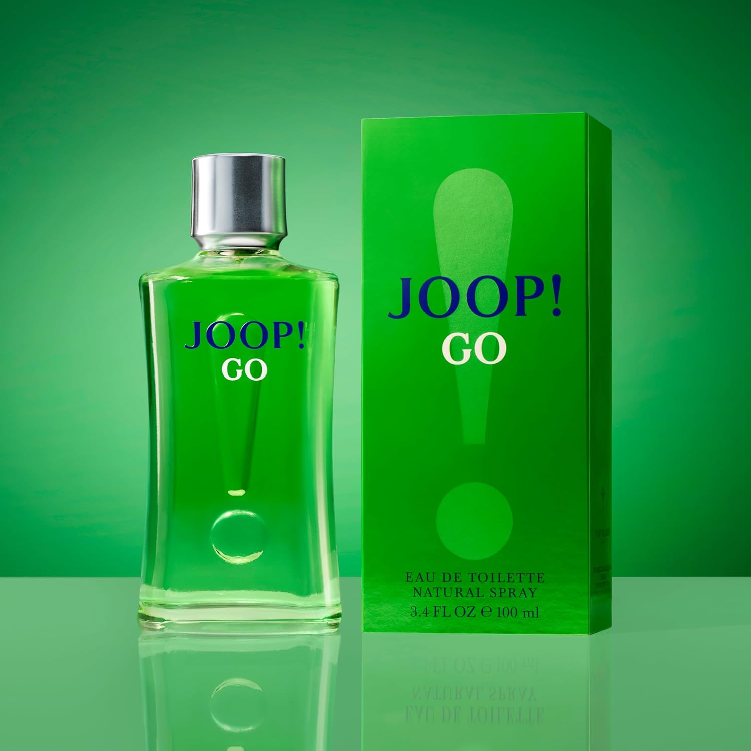Joop! GO Eau de Toilette – Woody Men's Cologne – With Notes of Rhubarb, Cyp