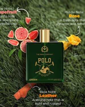 Polo Green EDP for men 3.4 Fl Oz | Premium Perfume | Long-lasting Fragrance | Perfect for Men | Peach, Lavender & Patchouli | Made with Essential Oils