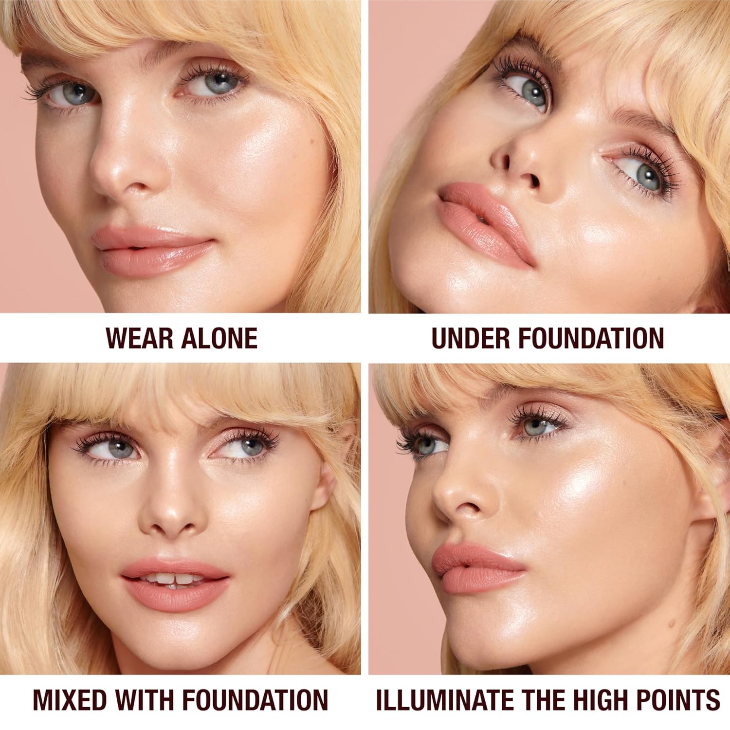 Charlotte Tilbury Hollywood Flawless Filter - Multi‑Use Makeup Primer, Complexion Booster & Illuminating Liquid Highlighter with Sheer Coverage - Smooths & Blurs Skin - Image 3