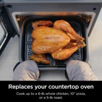 Ninja Combi All-in-One Multicooker, Oven, & Air Fryer, Complete Meals in 15 Mins, 14-in-1 Functions, Combi Cooker + Air Fry, Bake, Roast, Slow Cook and More, 3 Accessories, Stainless Steel, SFP701 - Image 6