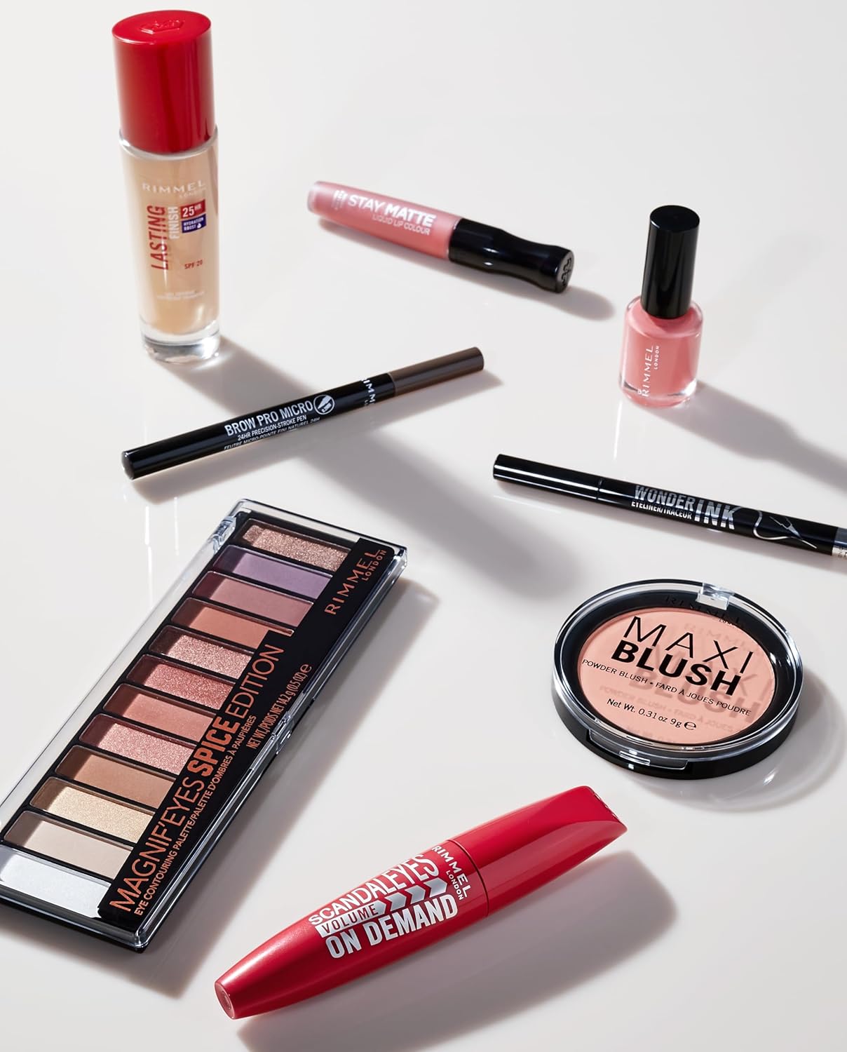 Rimmel London Stay Matte Liquid Lip Color with Full Coverage Kiss-Proof Waterproof Matte Lipstick Formula that Lasts 12 Hours - 810 Plum This Show, .21oz - Image 2