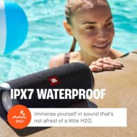 Bluetooth Speaker,5.3 Bluetooth Speakers Wireless,TWS Stereo Pairing,Built in Mic,360 HDSound,IP65 Waterproof Speaker,Support TF Card, for Home/Party/Outdoor/Beach, Gift for Men/Women-Black - Image 5