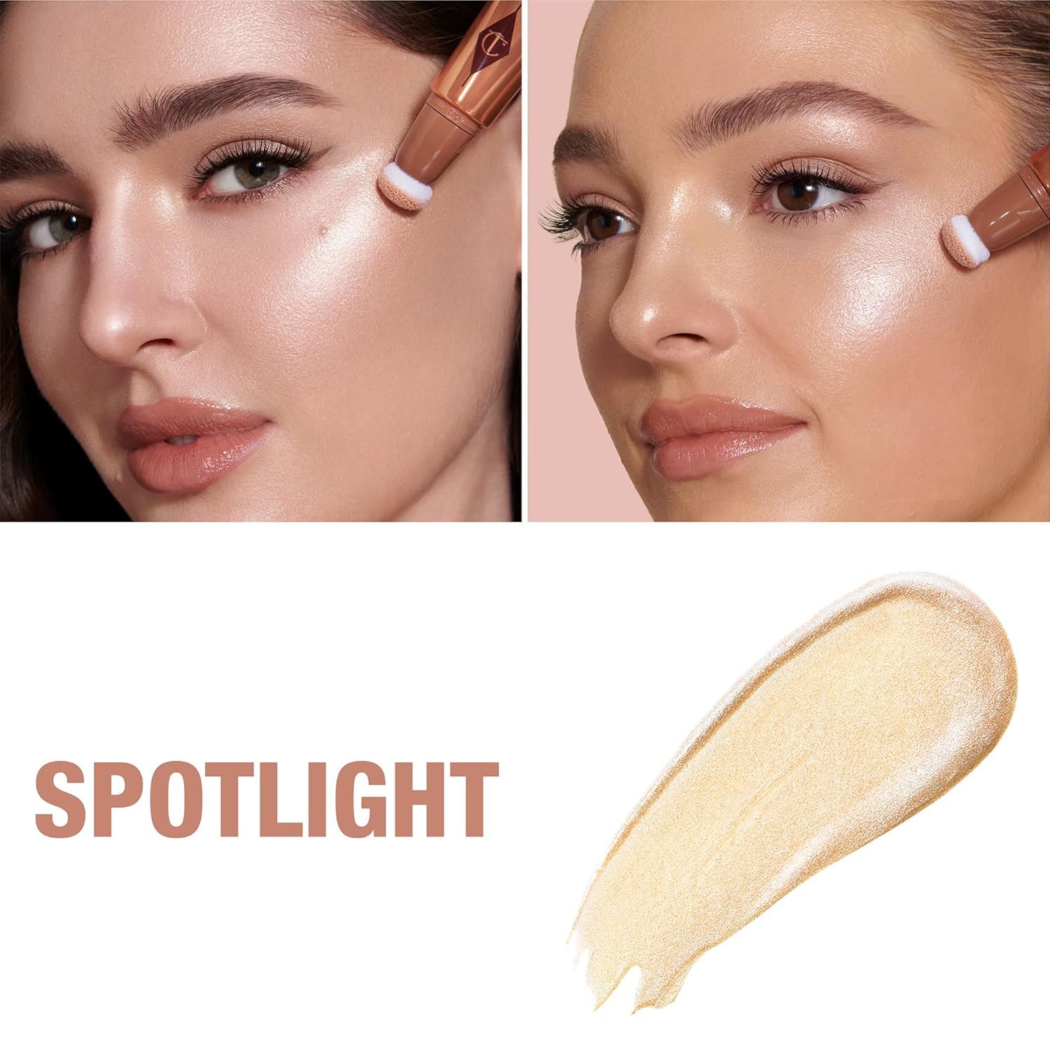 Charlotte Tilbury Beauty Light Wand Liquid Highlighter Makeup - Soft-Focus Highlighter & Blush for Cheeks - Pearlescent, Weightless Radiant Finish - Image 8