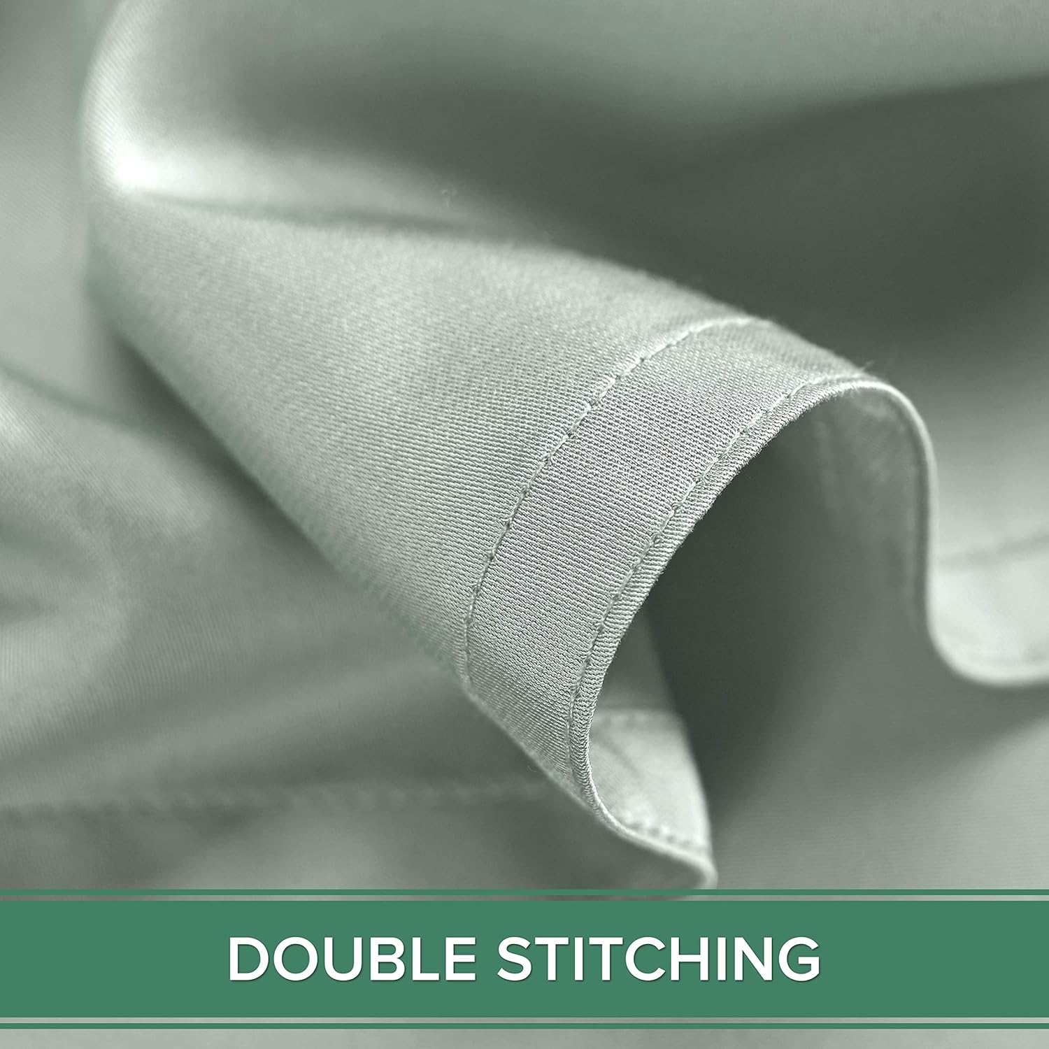 King Sheets by Pure Bamboo, Genuine 100% Organic Viscose Derived from Bamboo Bed Sheet Set, Luxuriously Soft & Cooling, Double Stitching, 2 Year Quality... - Image 8