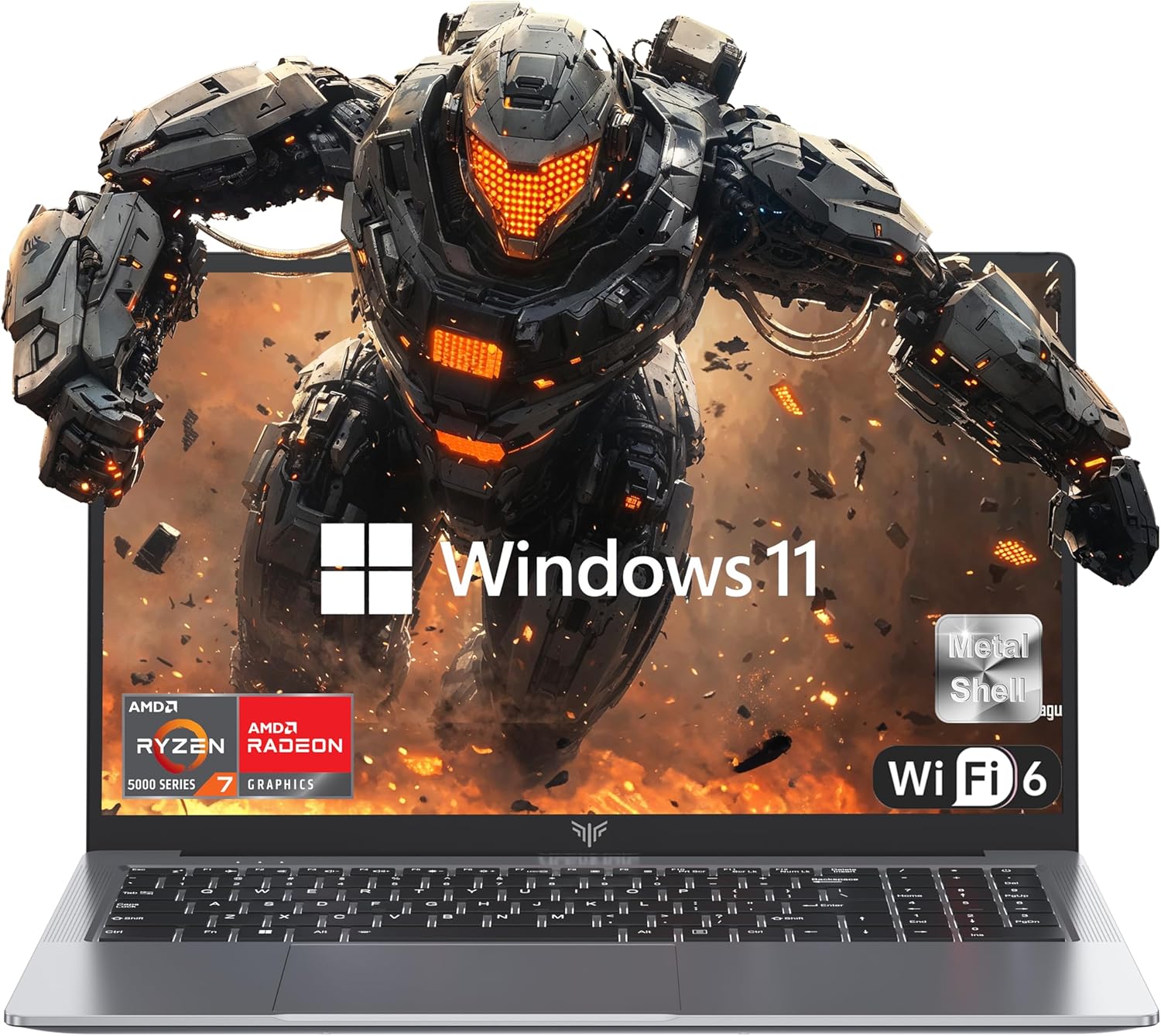 2025 Laptop, Laptop with AMD Ryzen 7 5000 Series (8C/16T, Up to 4.3GHz), 16GB RAM 512GB NVMe SSD Laptop Computer, Radeon RX Vega 8 Graphics, 16.1-inch FHD Display, WiFi 6, Backlit KB