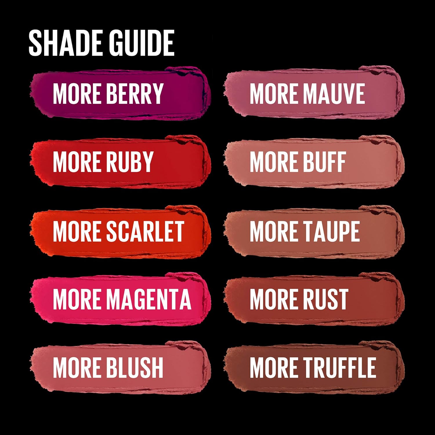 Maybelline Color Sensational Ultimatte Matte Lipstick, Non-Drying, Intense Color Pigment, More Berry, Warm Berry Purple, 1 Count - Image 2