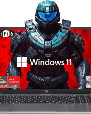 2025 Laptop, Laptop Computer with AMD Ryzen 7 5000 Series (8C/16T, Up to 4.3GHz), 16GB RAM 512GB NVMe SSD Windows 11 Laptop, Radeon RX Vega 8 Graphics, WiFi 6, 53Wh Battery, Backlit KB