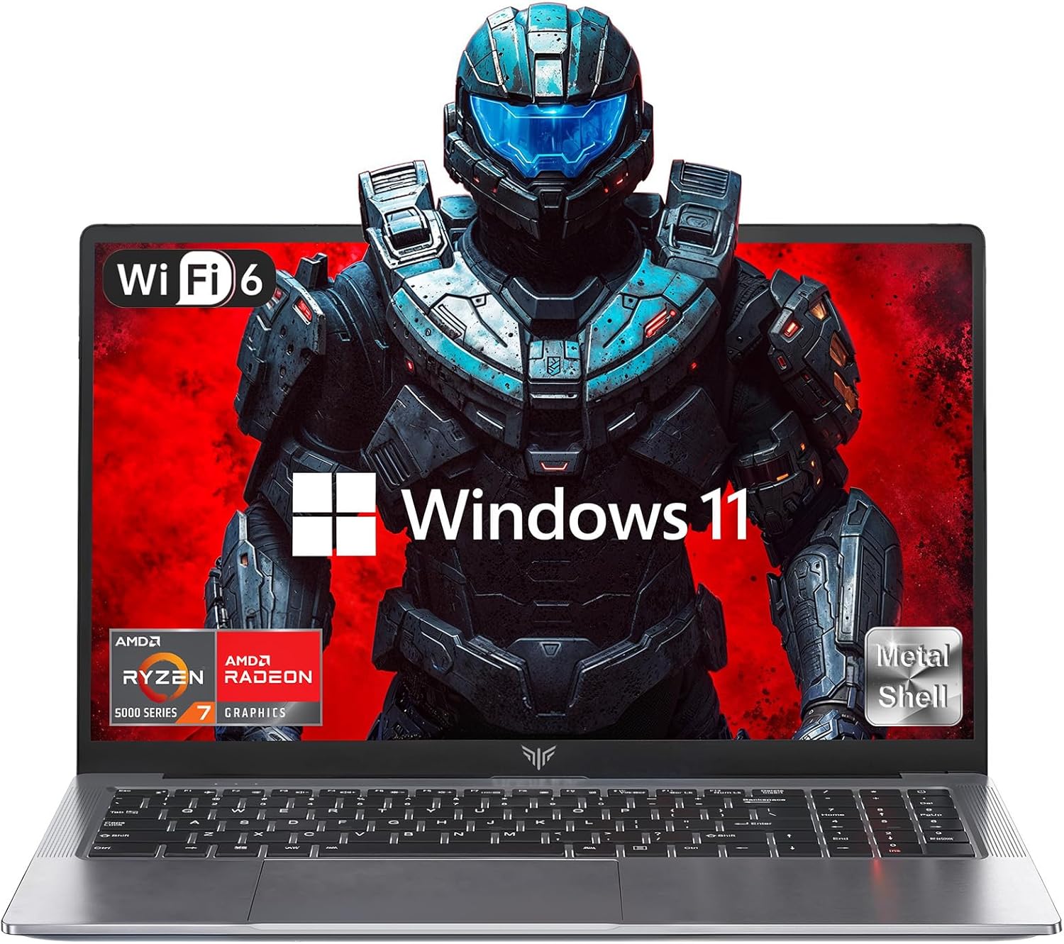 2025 Laptop, Laptop Computer with AMD Ryzen 7 5000 Series (8C/16T, Up to 4.3GHz), 16GB RAM 512GB NVMe SSD Windows 11 Laptop, Radeon RX Vega 8 Graphics, WiFi 6, 53Wh Battery, Backlit KB