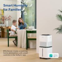 LEVOIT Superior 6000S Smart Evaporative Humidifiers for Home Whole House up to 3000ft², 6 Gal, Last 72-Hour, Premium Filter, Dry Mode, Wheels & Water Fill Hose & Foldable Storage - Quiet Sleep Mode - Image 2