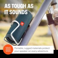 Bluetooth Speaker,5.3 Bluetooth Speakers Wireless,TWS Stereo Pairing,Built in Mic,360 HDSound,IP65 Waterproof Speaker,Support TF Card, for Home/Party/Outdoor/Beach, Gift for Men/Women-Black - Image 6