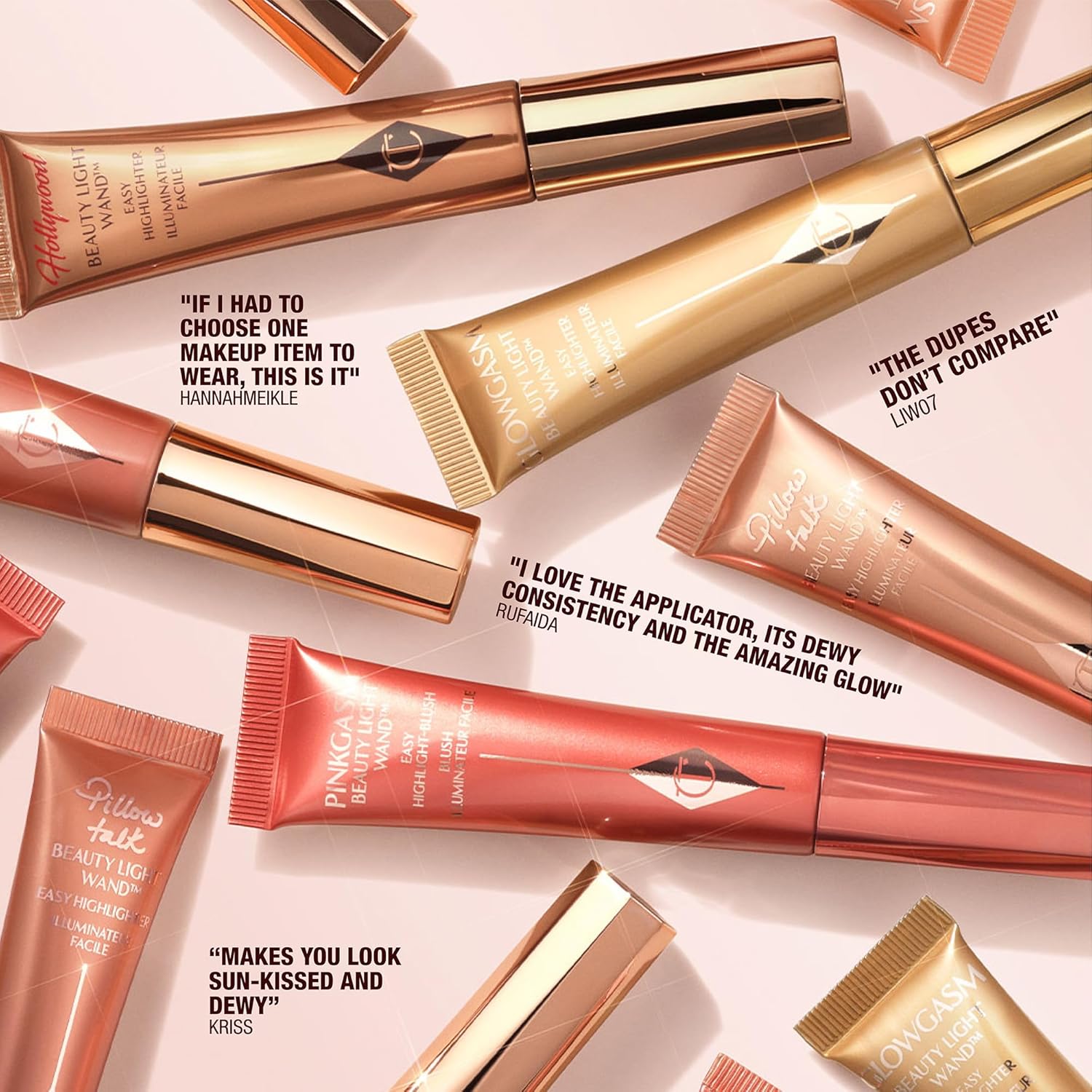 Charlotte Tilbury Beauty Light Wand Liquid Highlighter Makeup - Soft-Focus Highlighter & Blush for Cheeks - Pearlescent, Weightless Radiant Finish - Image 2