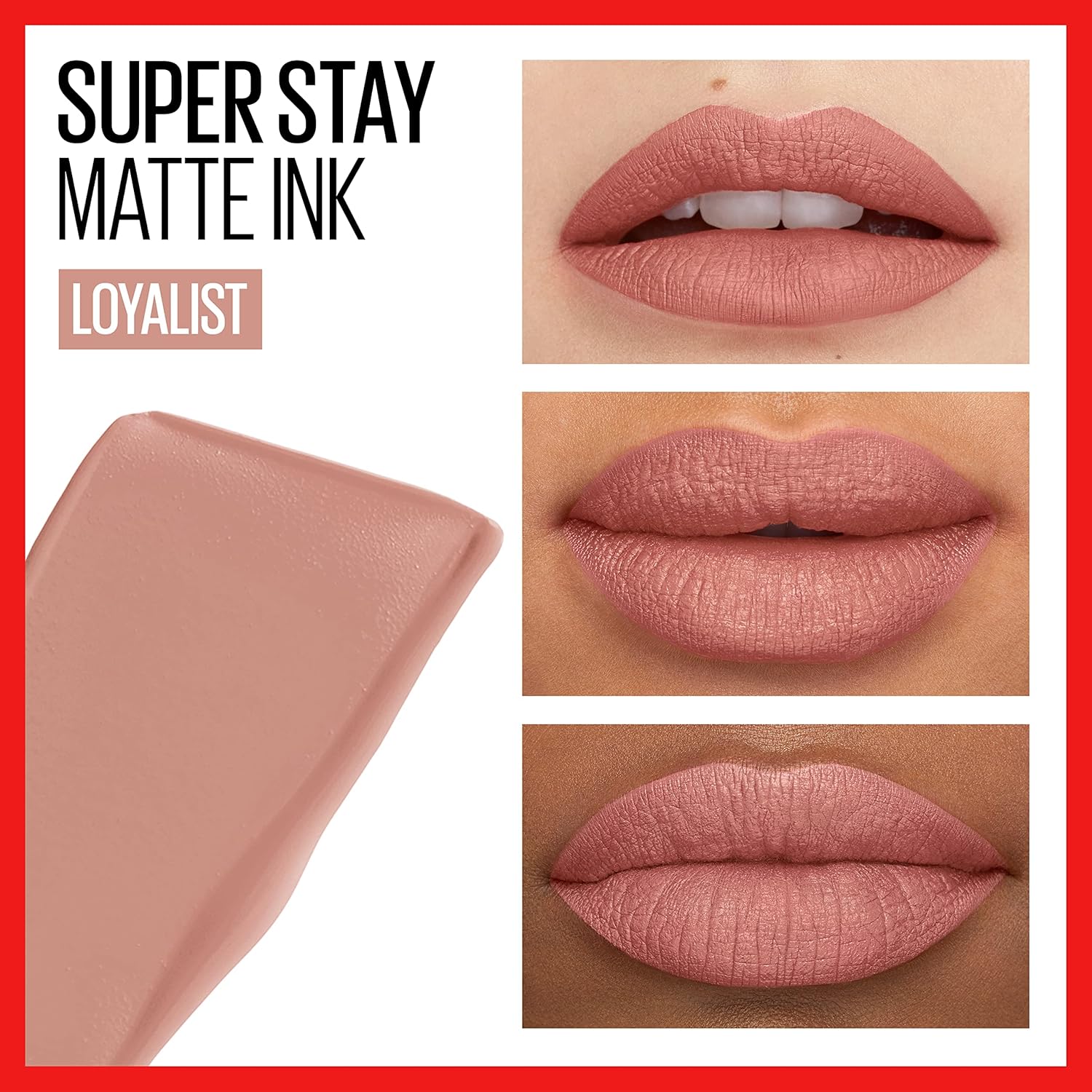 MAYBELLINE Super Stay Matte Ink Liquid Lipstick Makeup Long Lasting High Impact Color Up to 16H Wear Loyalist Light Pink Beige and Dreamer Warm Pink Neutral - Image 3