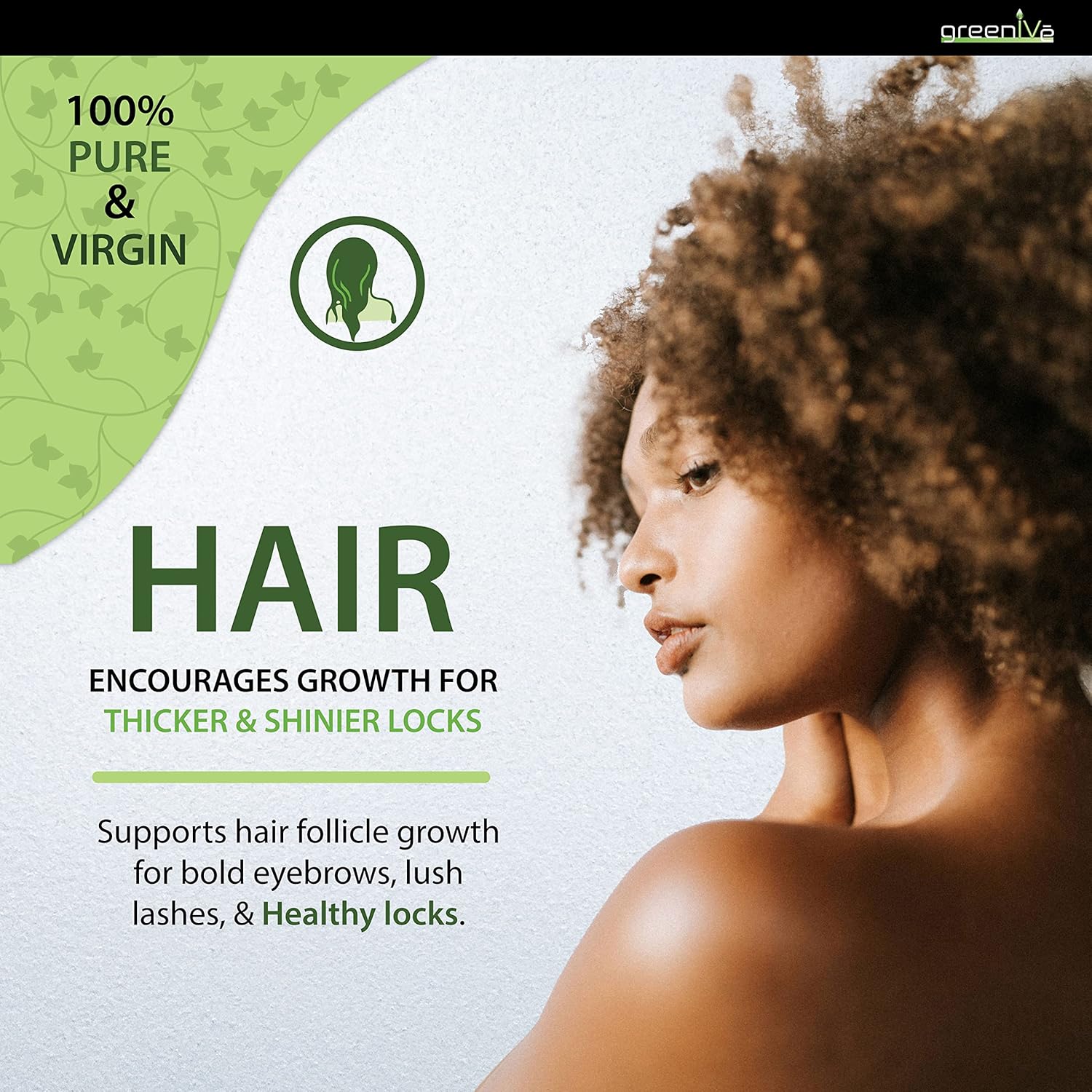 GreenIVe Castor Oil 100% Pure 4 fl oz Bottle Cold Pressed, Hexane Free, Eyelash and Eyebrow Growth Serum, Skin Moisturizer Detox and Wraps - Image 4