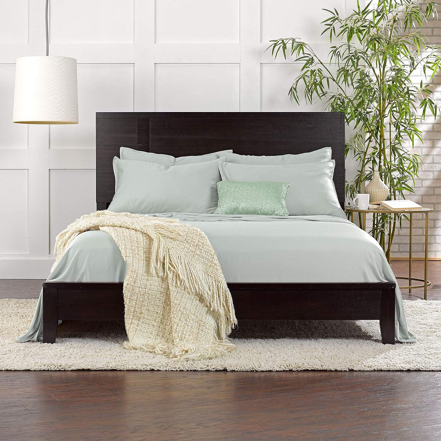 King Sheets by Pure Bamboo, Genuine 100% Organic Viscose Derived from Bamboo Bed Sheet Set, Luxuriously Soft & Cooling, Double Stitching, 2 Year Quality... - Image 7