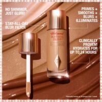 Charlotte Tilbury Hollywood Flawless Filter - Multi‑Use Makeup Primer, Complexion Booster & Illuminating Liquid Highlighter with Sheer Coverage - Smooths & Blurs Skin - Image 4