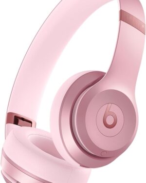 Beats Solo 4 - Wireless Bluetooth On-Ear Headphones, Apple & Android Compatible, Up to 50 Hours of Battery Life - Metallic Pink
