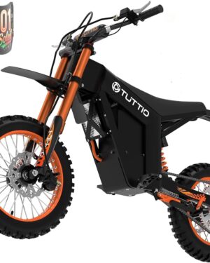 Tuttio Soleil 01 Electric Dirt Bike with fat tires and 2000W motor, perfect for teens and adults, on sale for Black Friday.