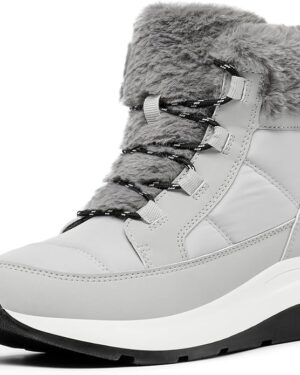 DREAM PAIRS Women's Winter Snow Boots, Faux Fur Waterproof Ankle Booties, Zaylee Ladies Comfortable Short Boots Outdoor