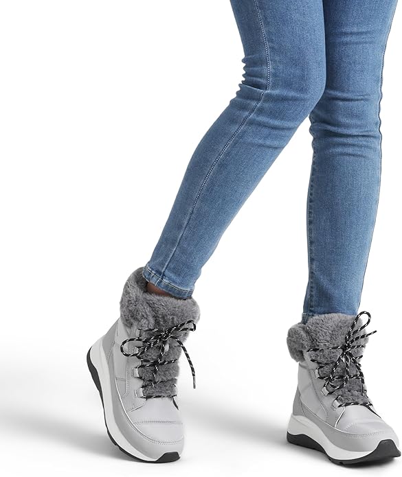 DREAM PAIRS Women's Winter Snow Boots, Faux Fur Waterproof Ankle Booties, Zaylee Ladies Comfortable Short Boots Outdoor - Image 2