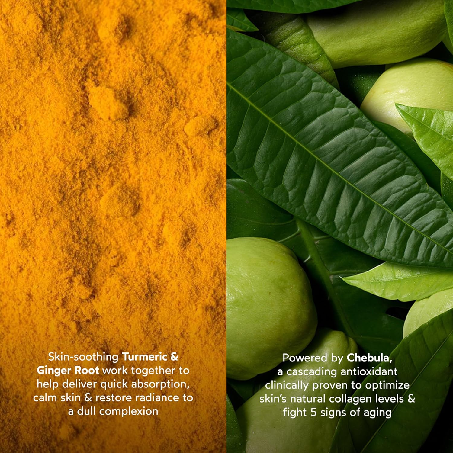 True Botanicals Collagen Boosting Essentials Set |Increase Hydration, Treat Fine Lines & Wrinkles | Contains Ginger Turmeric Cleansing Balm, Chebula Active Serum, & Chebula MultiCorrective Eye Patches - Image 3