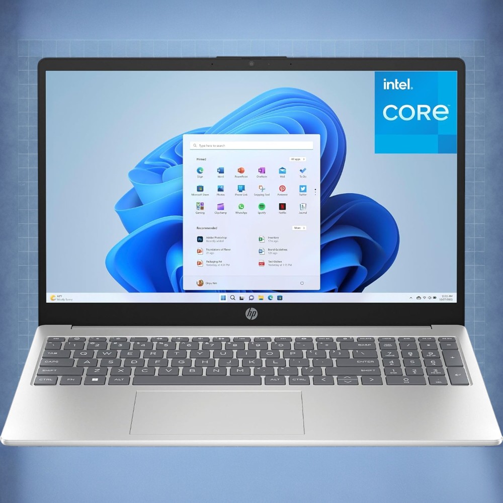 HP 15.6 inch FHD laptop in natural silver with Intel 4-core processor, 16GB RAM, 256GB SSD, Windows 11 – reviewed by KiranShahneel