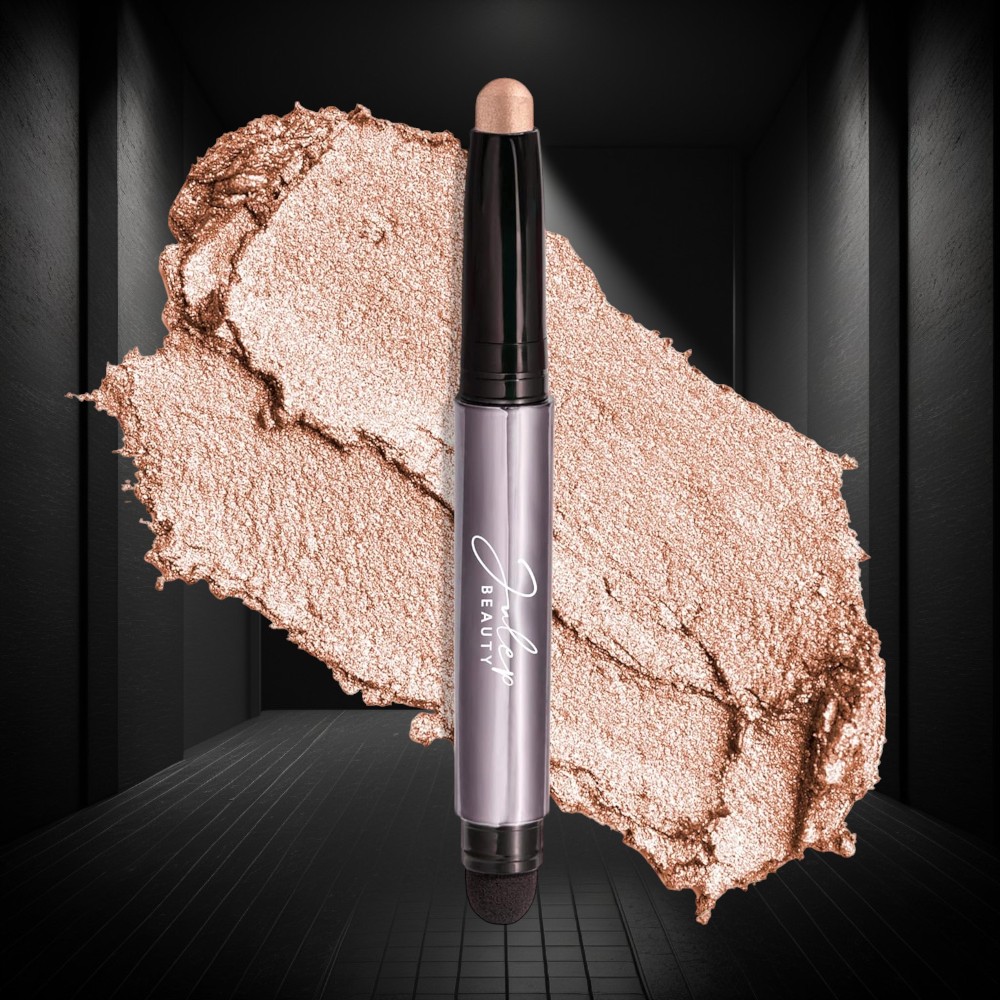 Julep Eyeshadow 101 cream-to-powder waterproof shadow stick in Champagne Shimmer with golden beige shimmer finish