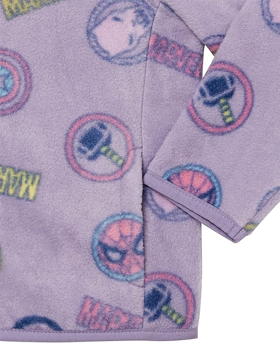 Amazon Essentials Disney | Marvel | Star Wars | Princess Girls and Toddlers' Polar Fleece Full-Zip Hoodie Jackets - Image 2