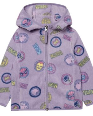 Amazon Essentials Disney | Marvel | Star Wars | Princess Girls and Toddlers' Polar Fleece Full-Zip Hoodie Jackets