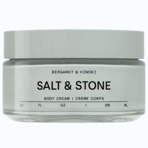 Salt & Stone Body Cream Bergamot & Hinoki with seaweed extracts for deep hydration and glowing skin