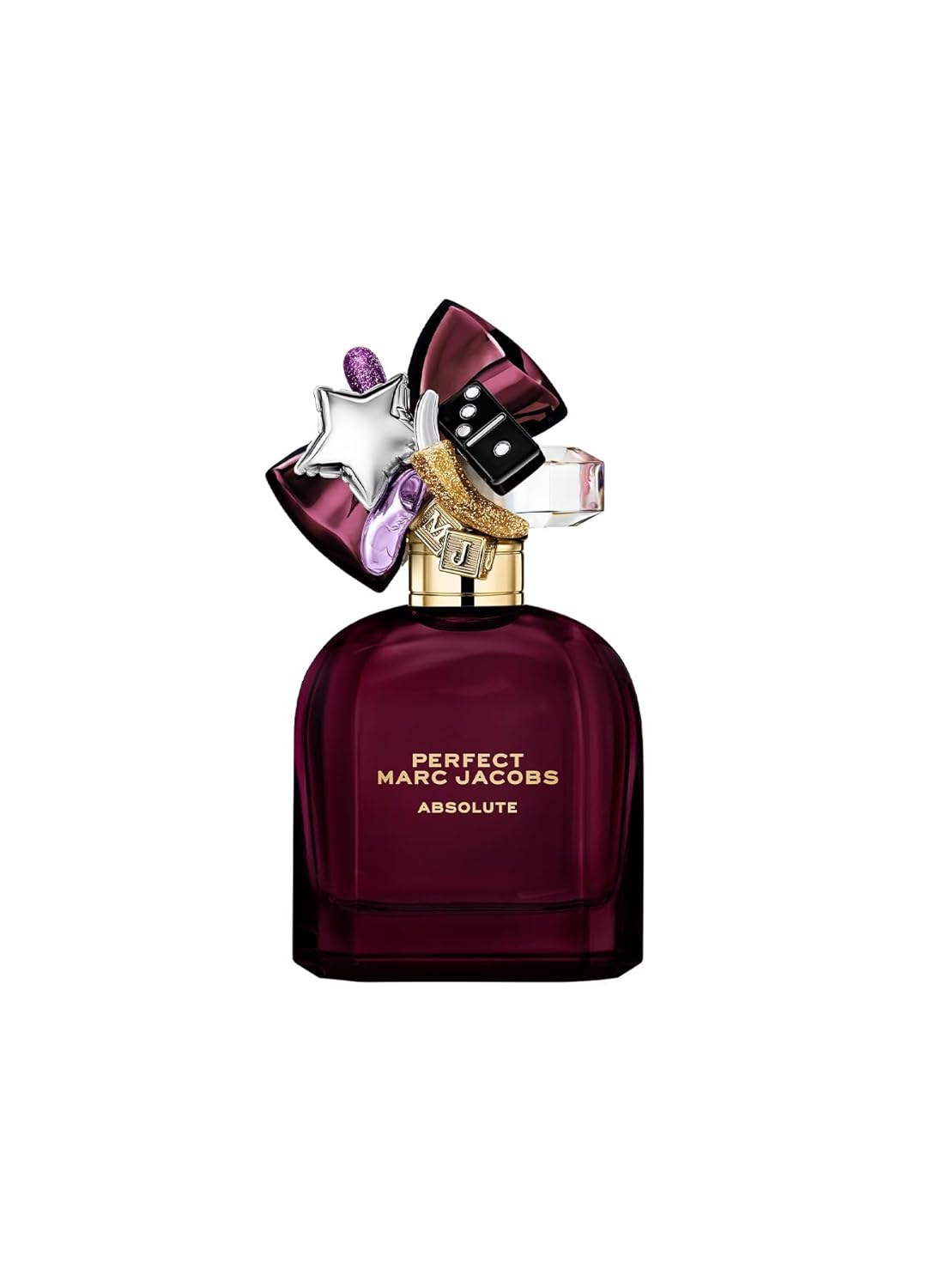 Marc Jacobs Perfect Absolute Eau de Parfum bottle – ambery women’s perfume with caramelized fig, jasmine absolu, and rich amber notes.