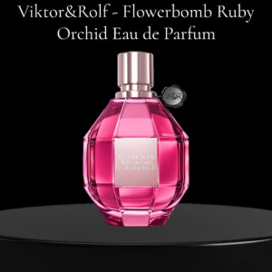 Viktor & Rolf Flowerbomb Ruby Orchid Eau de Parfum bottle with floral and fruity fragrance notes of vanilla and peach