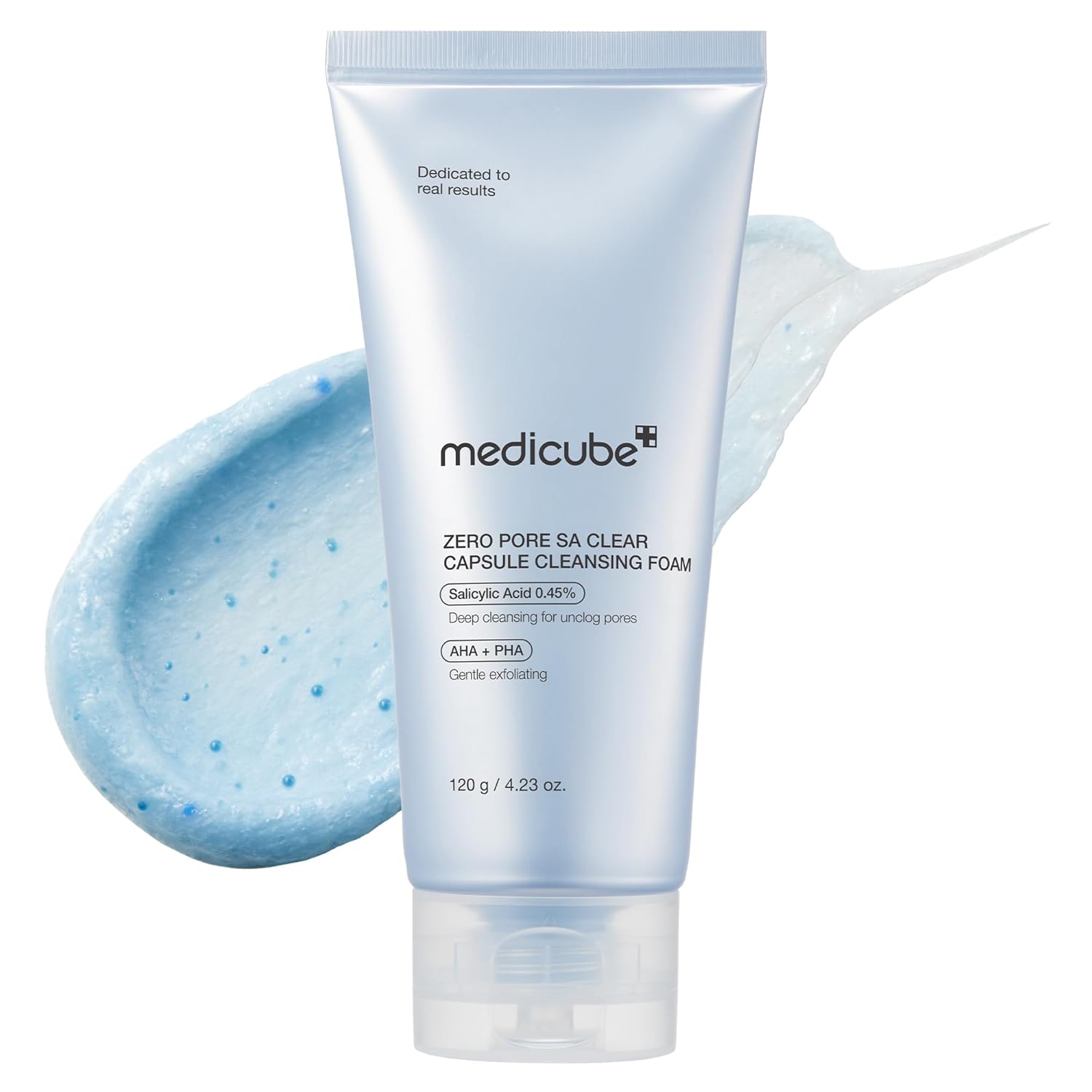 medicube Facial Cleanser Zero Pore Capsule Cleansing Foam | Daily Gentle Cleanser for Skin Texture, Blackhead & Pore Care | AHA, BHA & PHA for Deep... - Image 5