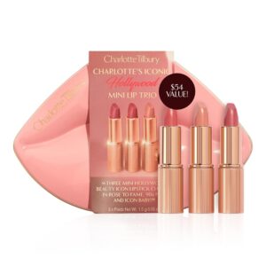 Charlotte Tilbury K.I.S.S.I.N.G Lipstick with creamy texture and luminous hydrating finish on lips