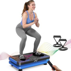 AXV Vibration Plate Fitness Platform full body workout machine for weight loss and muscle toning at home